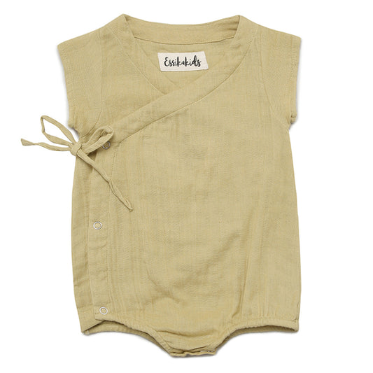 Baby Wrap Romper | Organic Cotton | 0 to 6 months